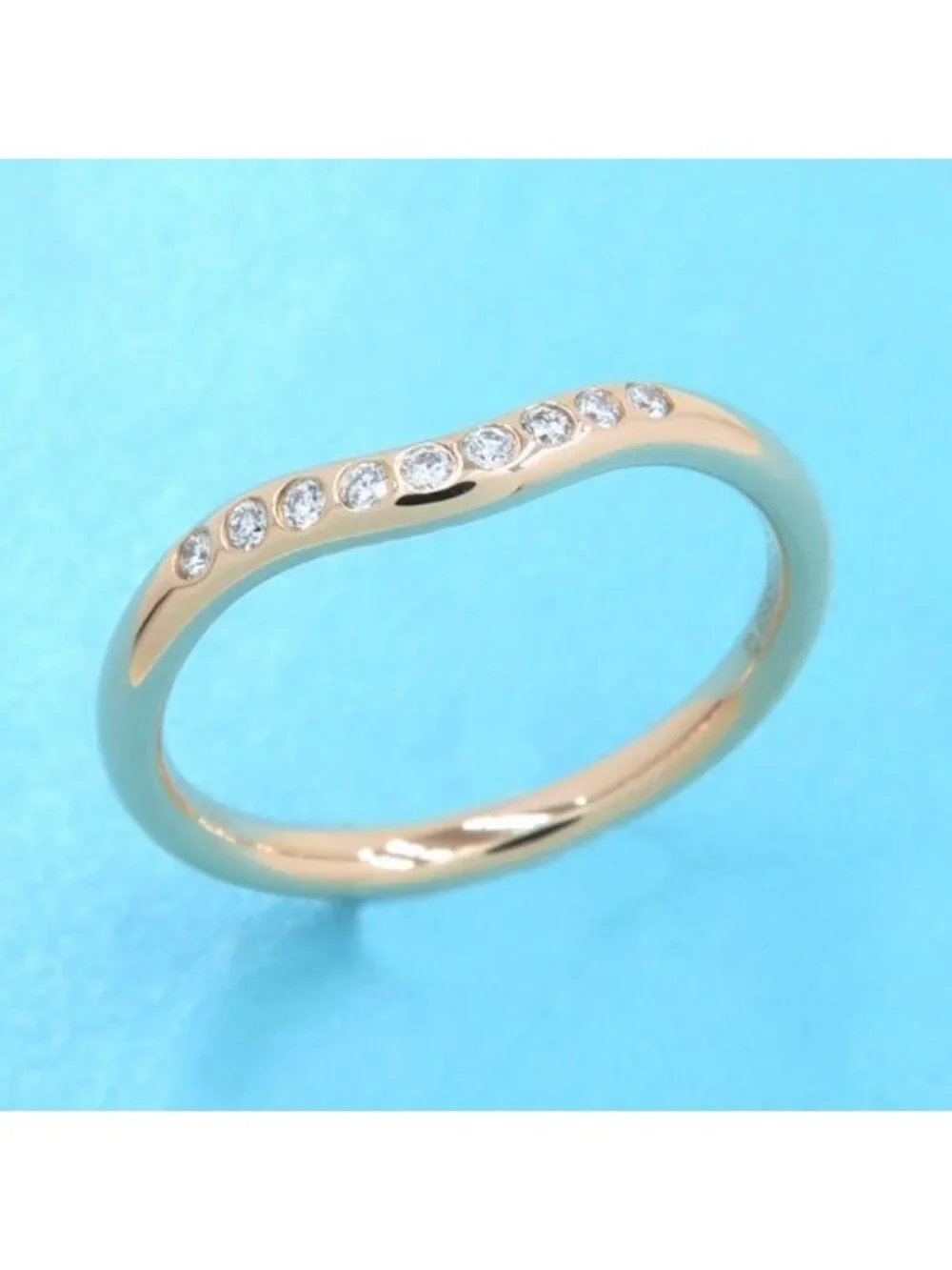Tiffany & Co Curved Band Ring Diamond